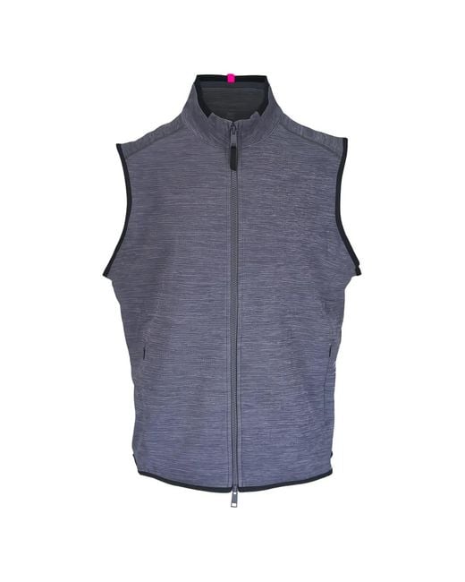 G/FORE Blue Zip Gilet for men
