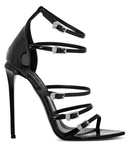 Philipp Plein 120 Mm Mignon Sandalen in het Black
