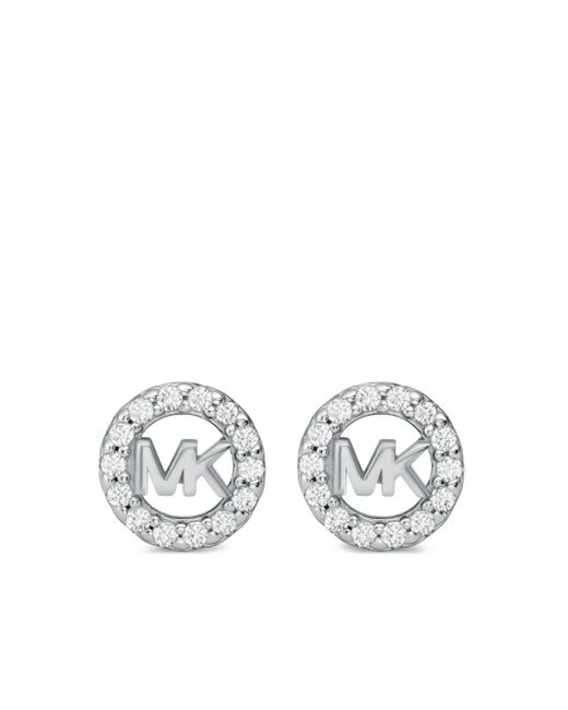 Michael Kors クリスタル ピアス White
