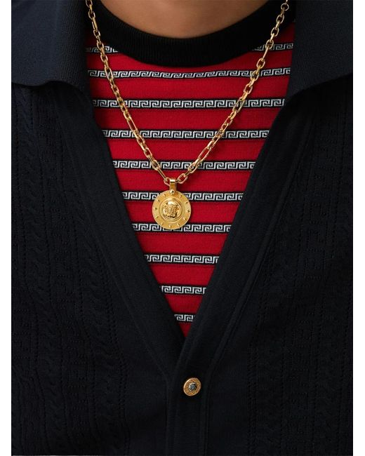 Versace Metallic Irradia Necklace