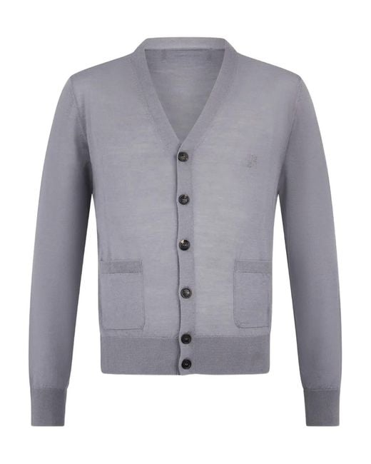 DSquared² Blue Knit Cardigan for men