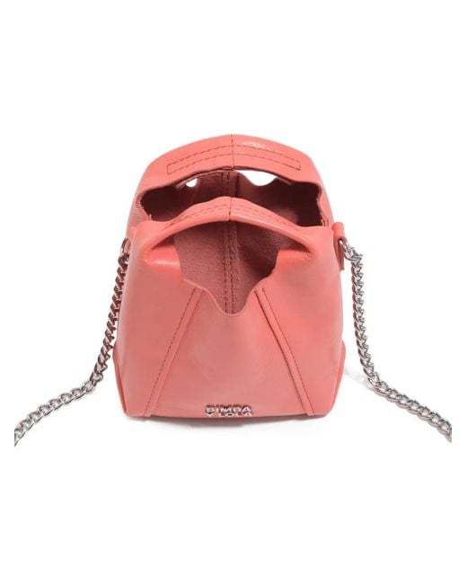 Bimba Y Lola Pink Chain Mini Bag
