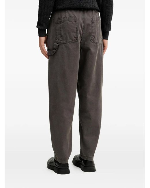 Barbour Black Patch Pockets Trousers for men