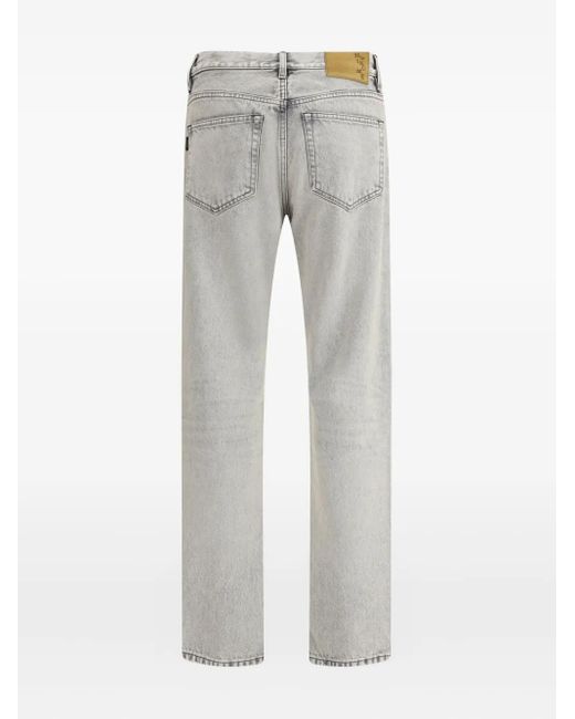 Haikure Gray Acid-Wash Jeans for men