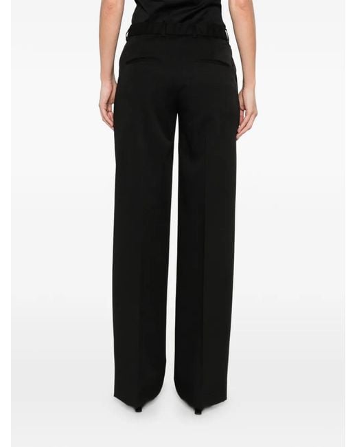 Cellar Door Black Wilma Pleated Trousers
