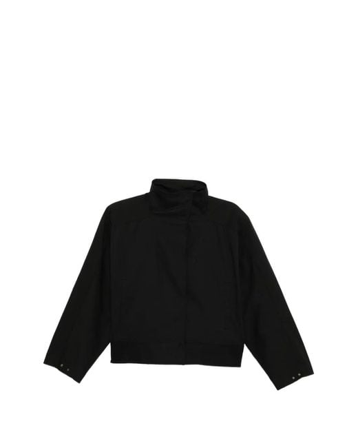 JNBY Black Cotton Cropped Jacket