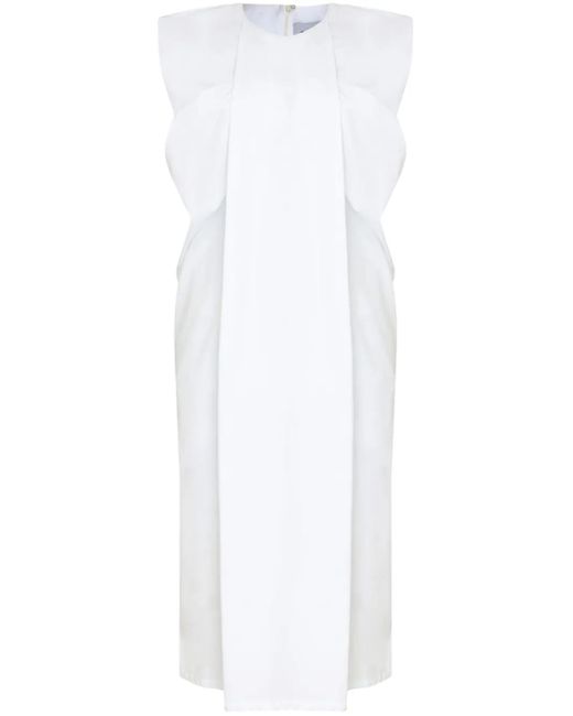 Gloria Coelho ギャザー ドレス White