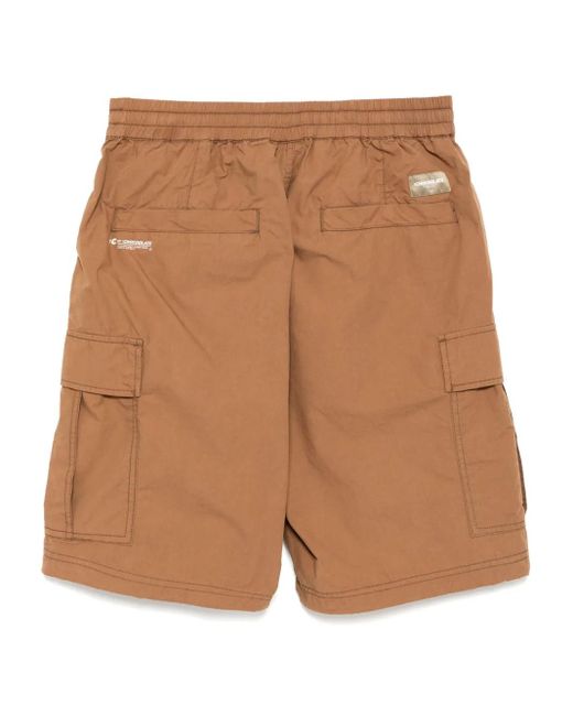 Chocoolate Brown Drawstring Cargo Shorts for men