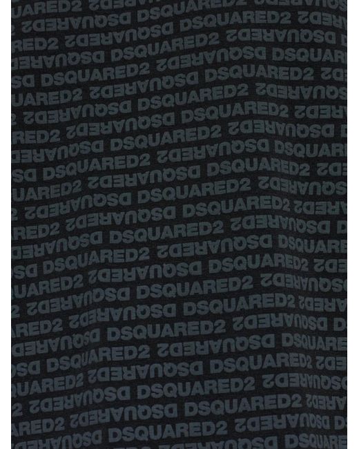 DSquared² Black Logo-Print Lounge T-Shirt And Briefs Set for men