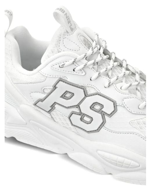 Philipp Plein White Runner Sneakers