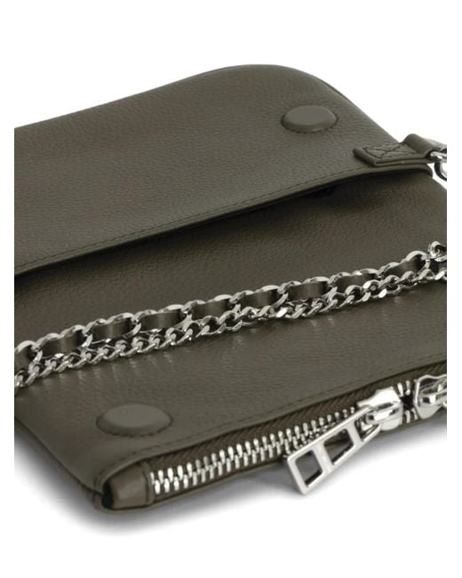 Zadig & Voltaire Green Rock Grained Leather Bags