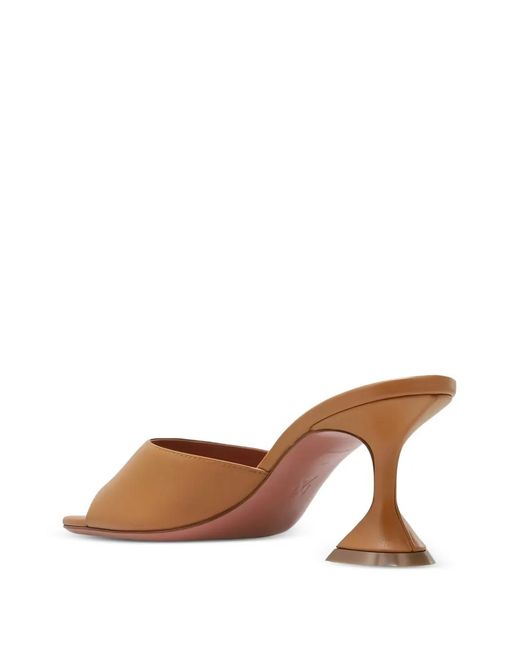 AMINA MUADDI Natural Lupita Leather Sandals