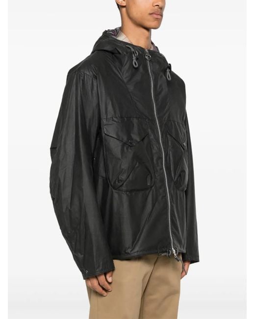 Barbour Black Utility Sapper Waxed Jacket for men