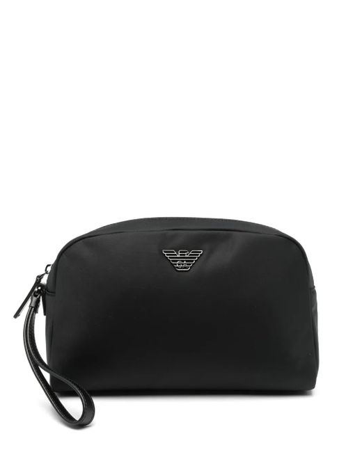 メンズ Emporio Armani トラベルポーチ Black