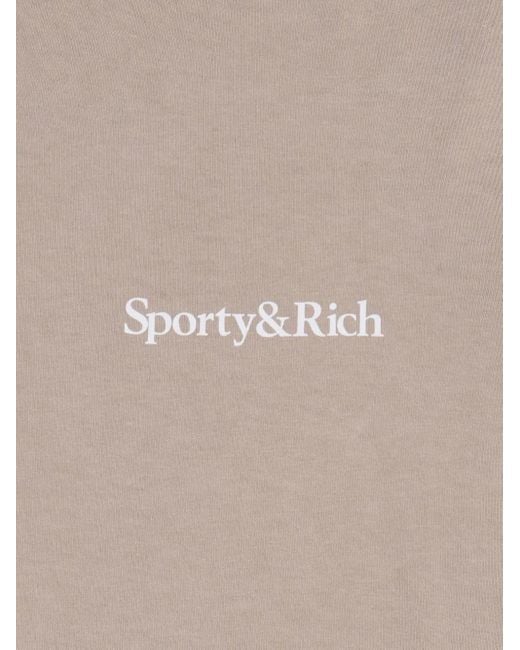 Sporty & Rich Pink Drink More Water Cotton T-Shirt