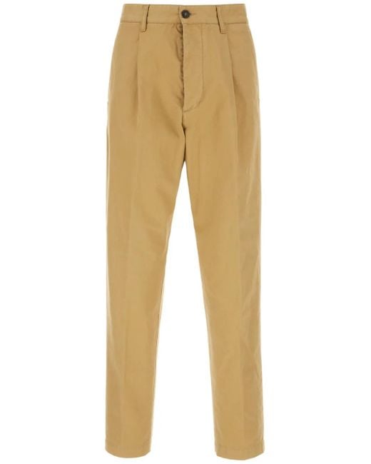 DSquared² Natural Straight-Leg Trousers for men