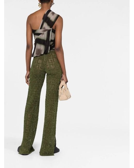 Pantalon À Logo Imprimé Gcds en coloris Green