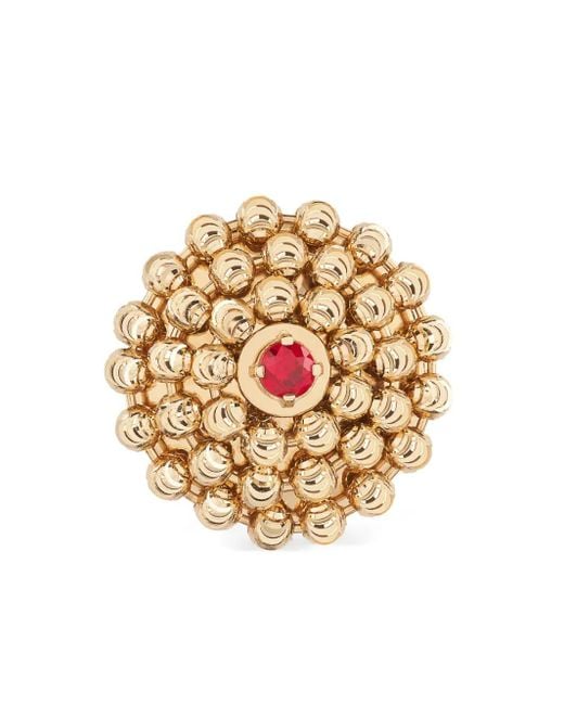 Officina Bernardi Metallic 18Kt Mimosa Ruby Earrings