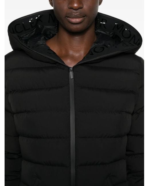 Moncler Black Herbes Padded Jacket