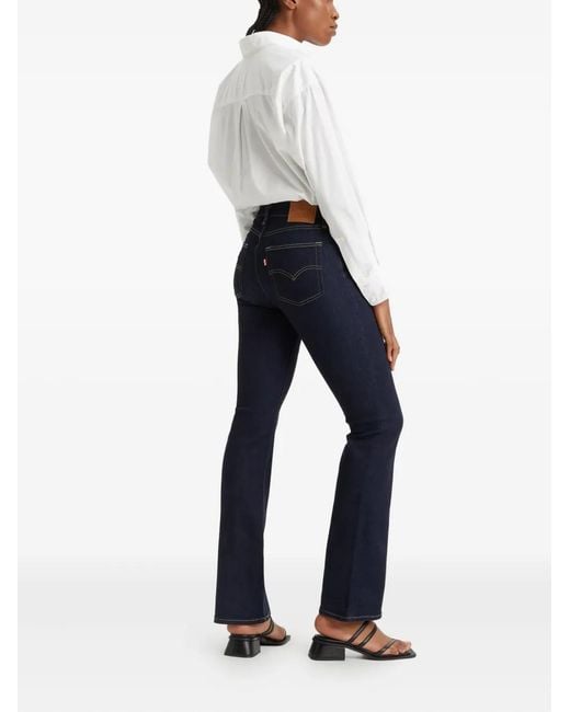 Levi's Blue Cotton Lyocell Elastomultiester Lycra Jeans