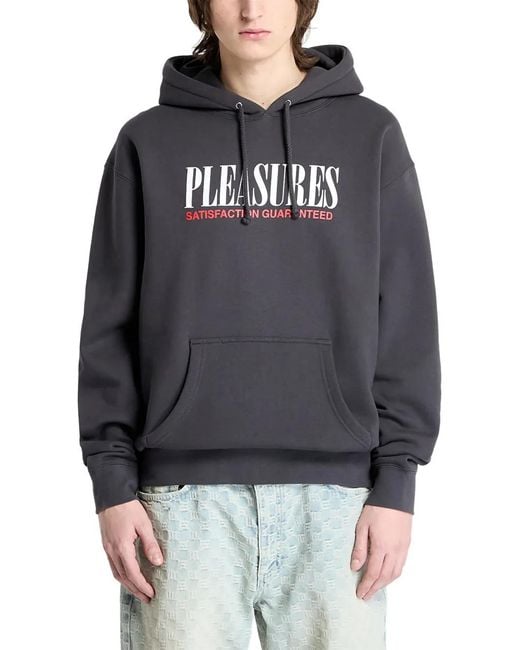 Pleasures Gray Satisfaction Hoodie for men