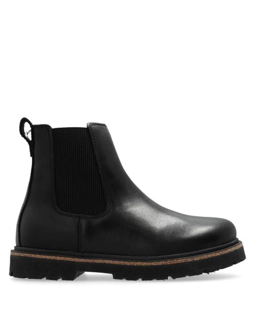 Birkenstock Black Highwood Slip-On Leather Boots