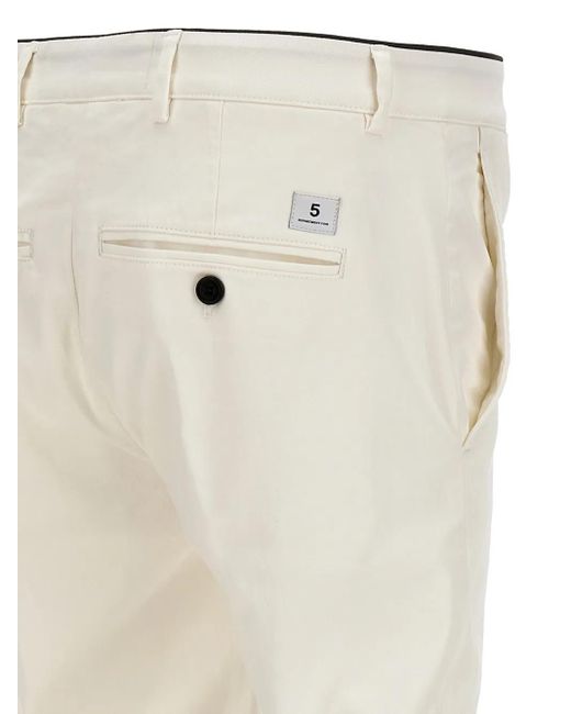 Department 5 White Mike Trousers for men