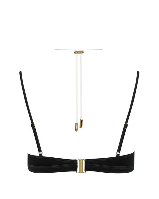 Maison Close Black Bralette Bikini Top