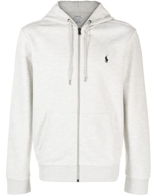 Polo Ralph Lauren White Polo Pony Hoodie for men