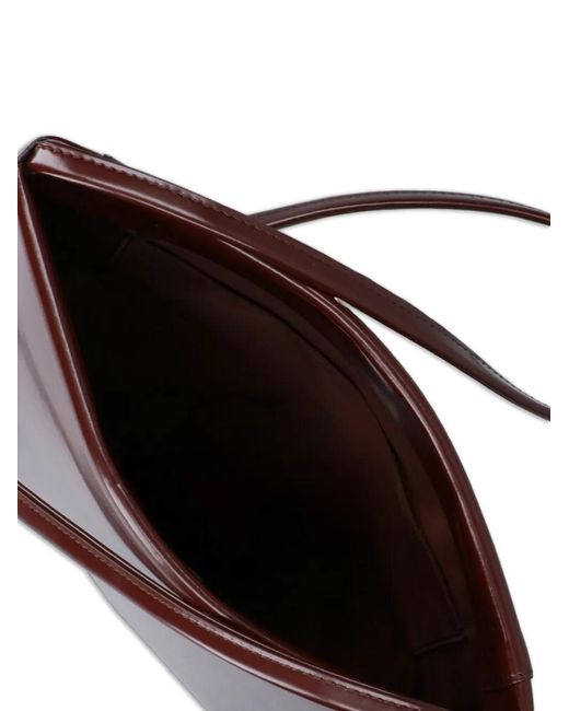 Faune Brown Loge Leather Shoulder Bag