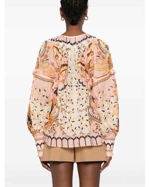 Farm Rio Pink Jaipur Blouse