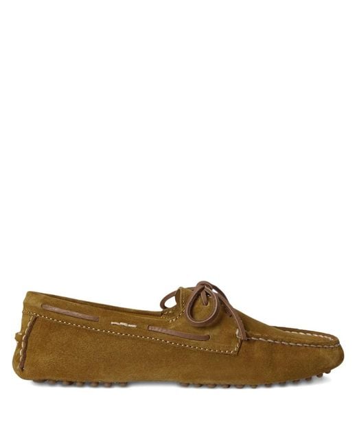 Polo Ralph Lauren Brown Leather Boat Shoes