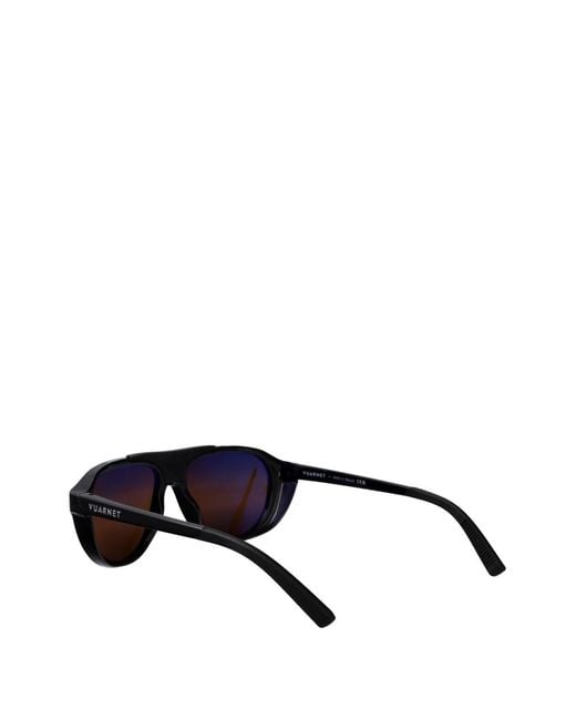 Vuarnet Black Altitude 04 Pilot Sunglasses for men