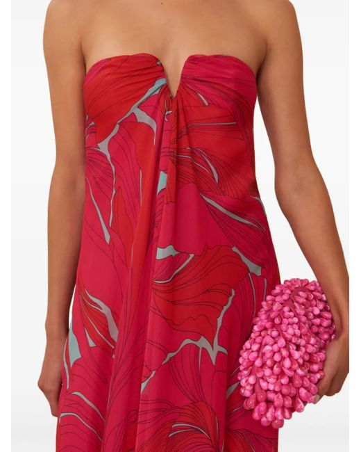 Cult Gaia Red Janelle Gown