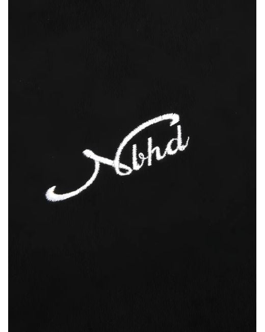 Neighborhood Black Embroidered-Logo Shirt for men