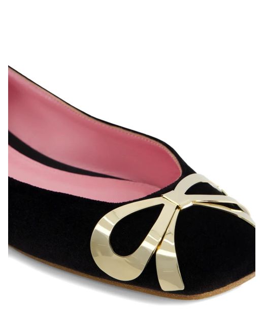 Bailarinas con detalle de lazo Giambattista Valli de color Black