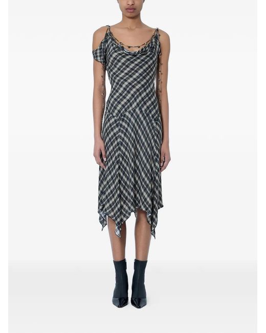 KNWLS Blue Tess Midi Dress