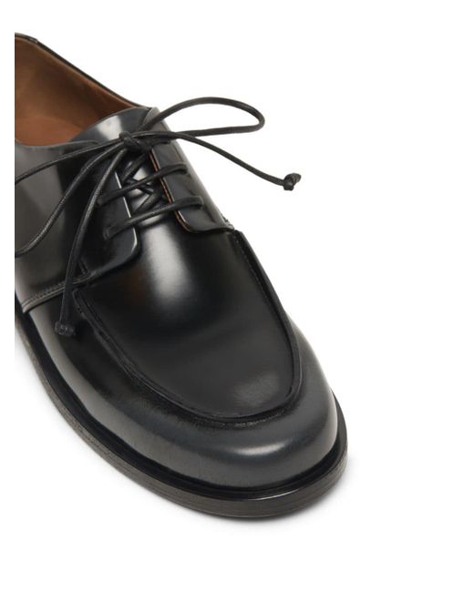 Marsèll Black Calf Leather Derby Shoes