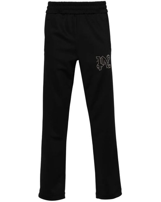 Pantalones de chándal Milano con apliques Palm Angels de hombre de color Black