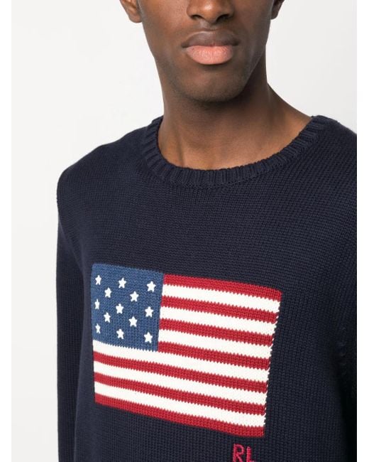 Polo Ralph Lauren Blue Classic Cotton Sweater For for men