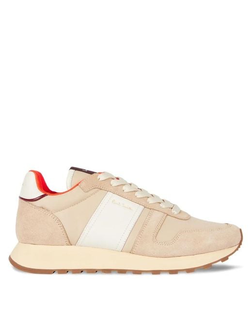Paul Smith Pink Eighties Stripe Panel Sneakers for men