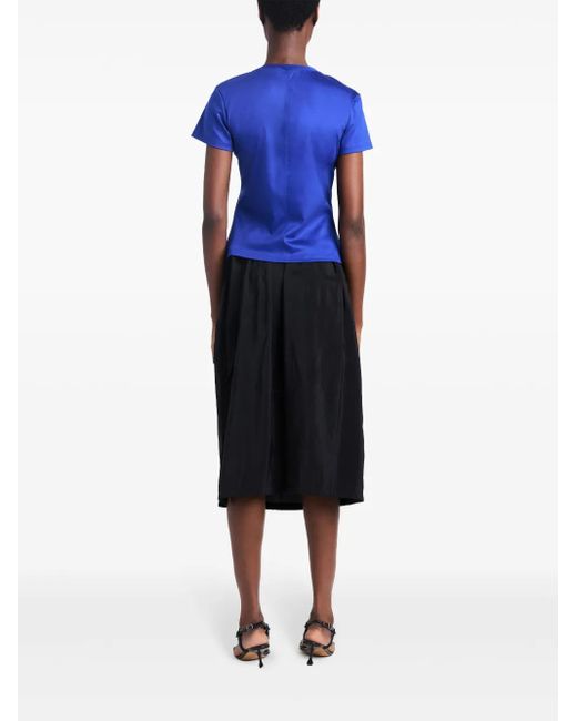 Proenza Schouler T-Shirt Van Biologisch Katoen in het Blue