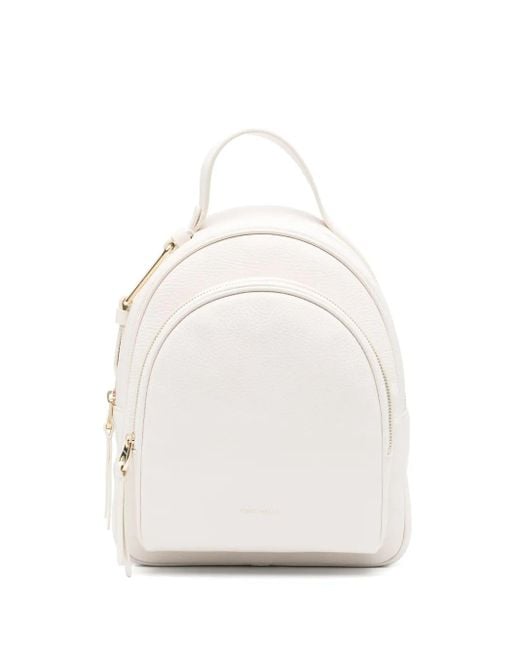 Coccinelle White Medium Malory Backpack