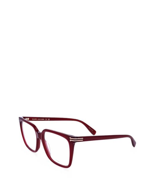 Marc Jacobs Red Square-Frame Glasses