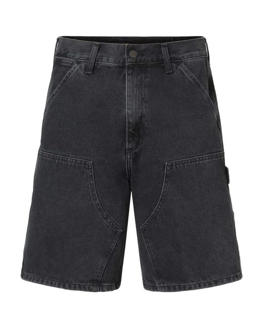 Carhartt Black Denim Shorts for men
