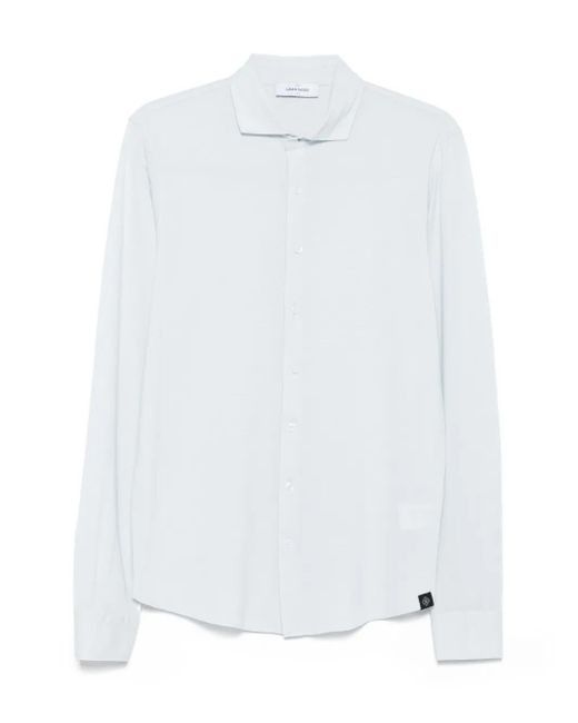Camisa con botones Gran Sasso de hombre de color White