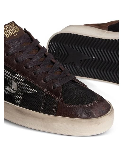 Golden Goose Deluxe Brand Black Stardan Trainers for men