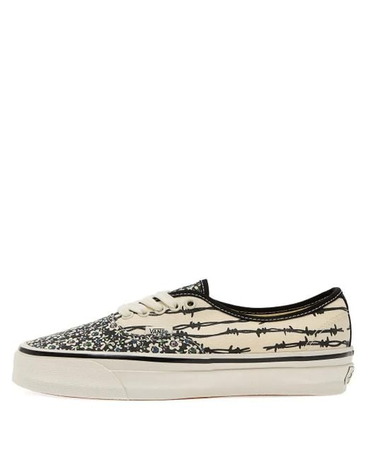 Zapatillas Premium Authentic estampadas Vans de color White