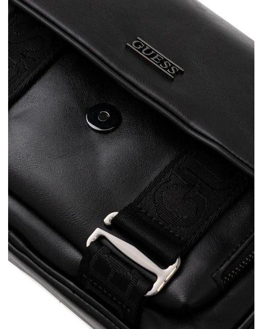 Guess Black Briefcase-Style Shoulder Bag for men