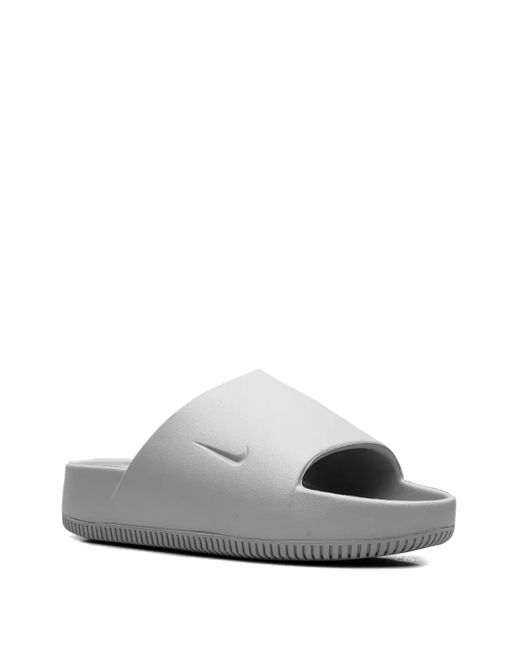 Nike White Calm Slides for men